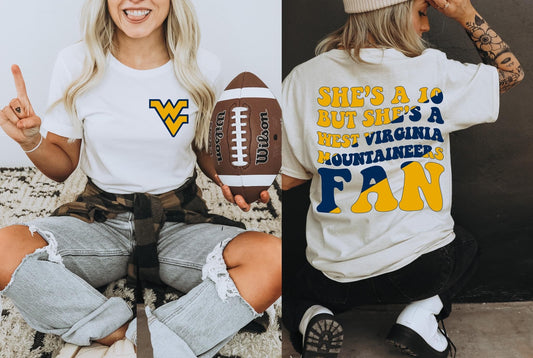 She's A 10 - Mountaineers Fan DTF Transfer