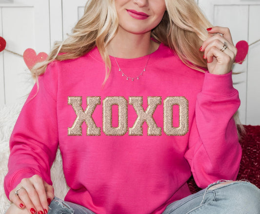 XoXo Faux Chenille DTF Transfer