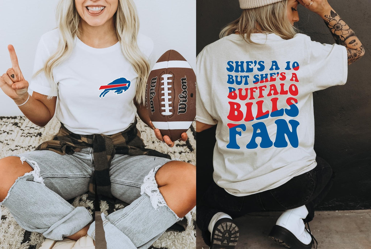 She's A 10 - Buffalo Bills Fan DTF Transfer
