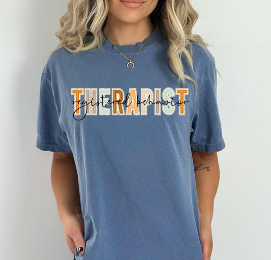 Registered Behavior Therapist DTF Transfer