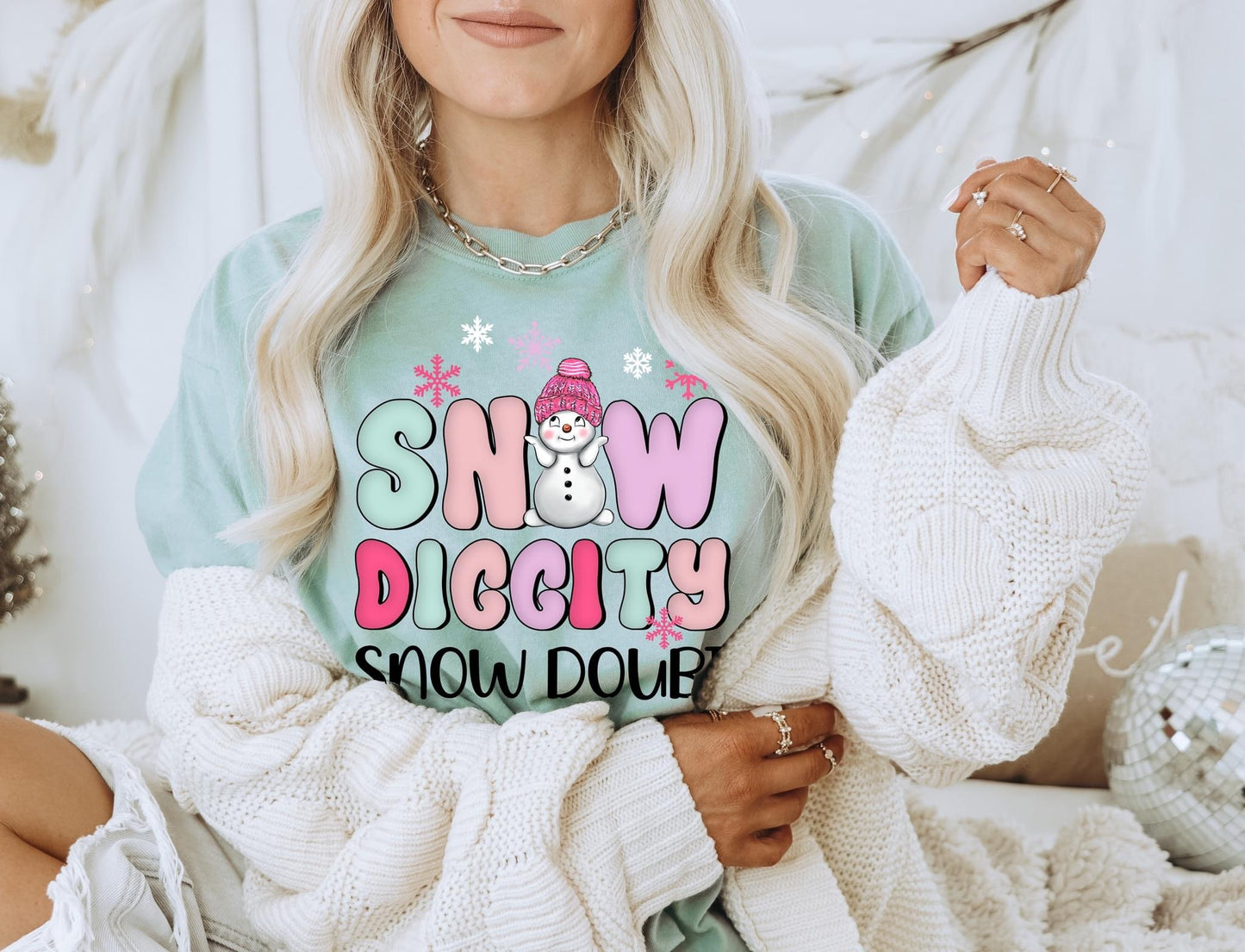 Snow Diggity DTF Transfer