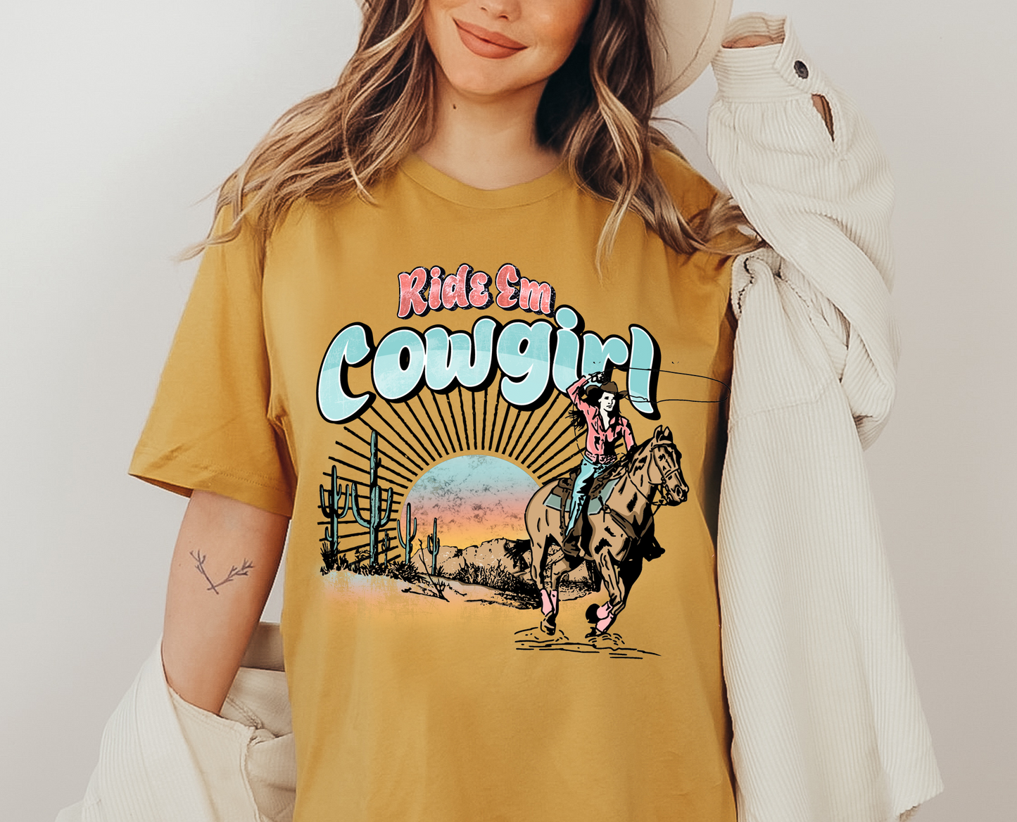 Ride ‘Em Cowgirl DTF Transfer