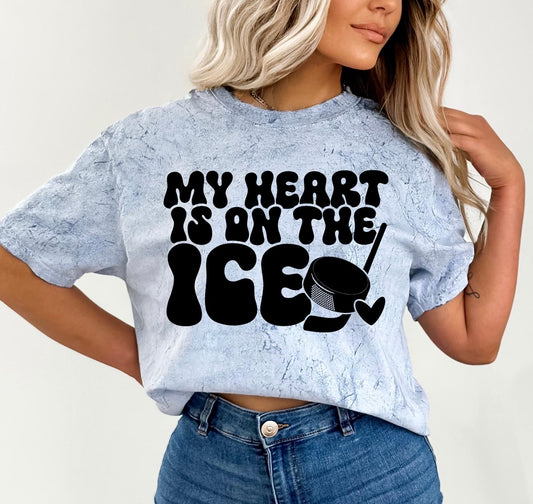 My Heart Is On The Ice DTF Transfer