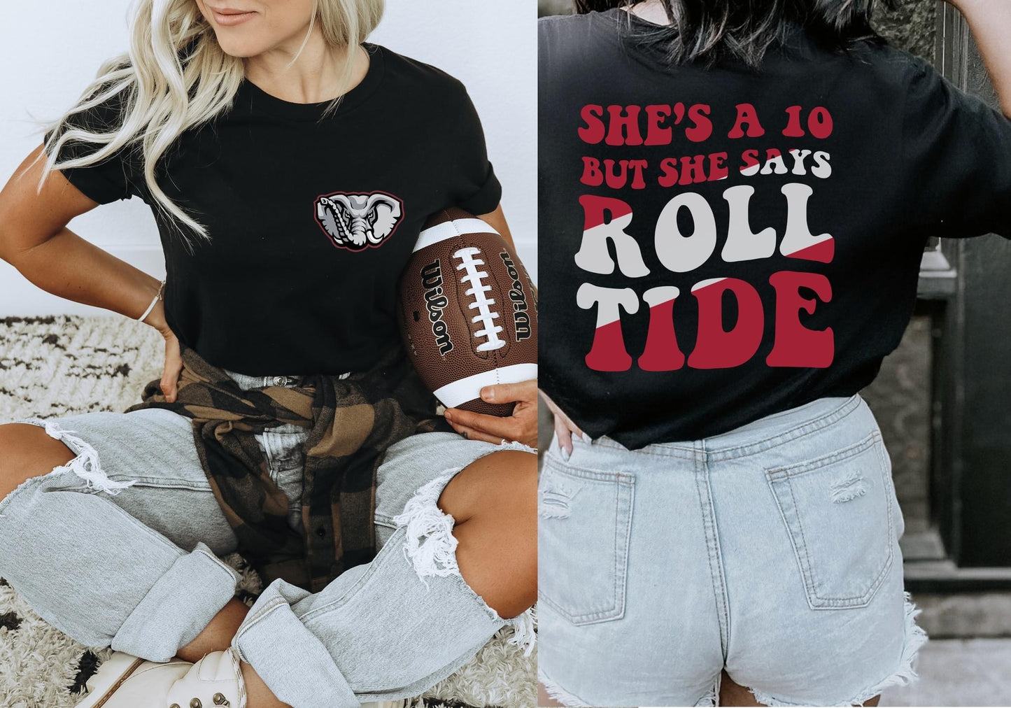 She's A 10 - Roll Tide DTF Transfer