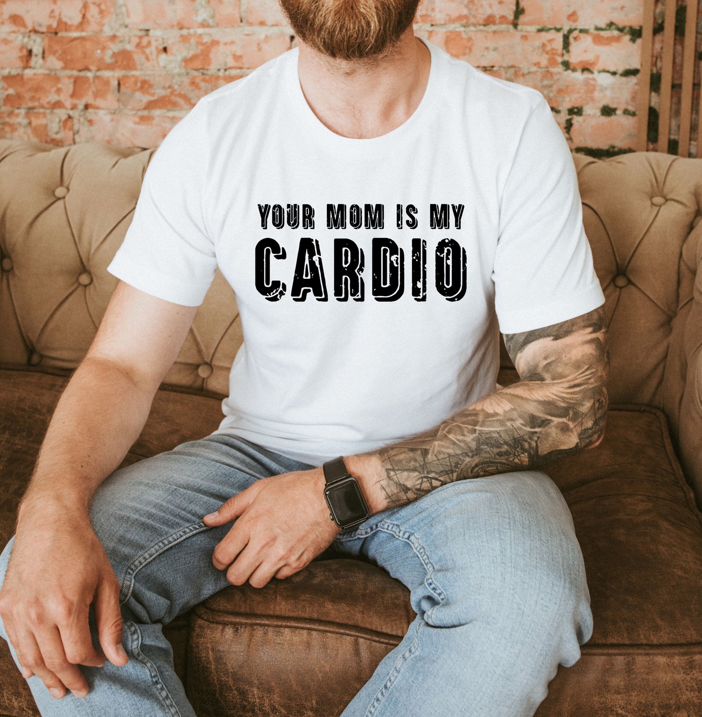 Your Mom is My Cardio DTF Transfer